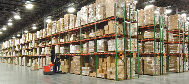 Industrial pallet racking warehouse in Wilmington North Carolina